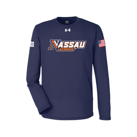 Nassau Lacrosse Under Armour Men's Team Tech⢠Long Sleeve T-Shirt - 1376843