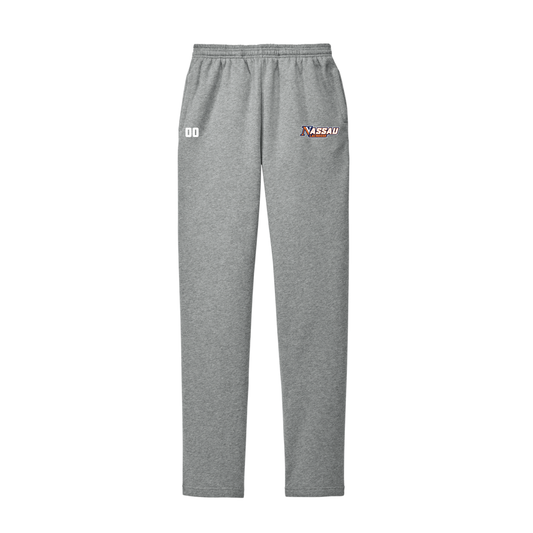 Nassau Lacrosse Sport-TekĀ® Open Bottom Sweatpant - ST257