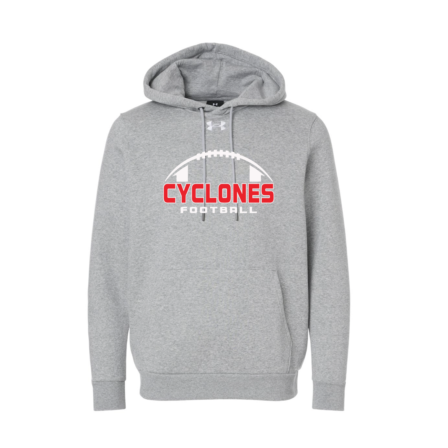 Cyclones Football Under Armour Men's Team Icon Fleece Hooded Sweatshirt - 6014161