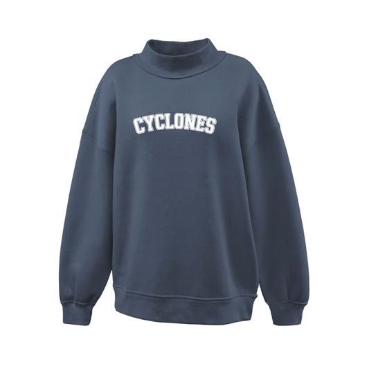 South Side Cyclones Classic Mockneck Sweatshirt - 7187