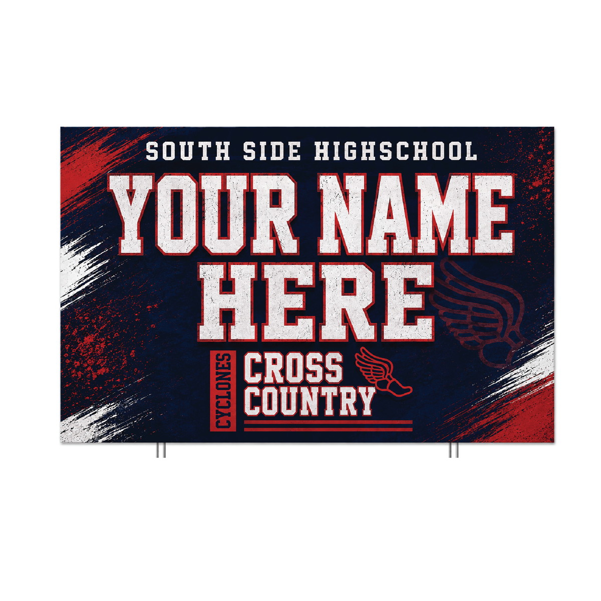South Side Cross Country 16 x 20 Lawn Sign