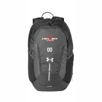 Embroidered Under Armour Hustle Backpack 6.0