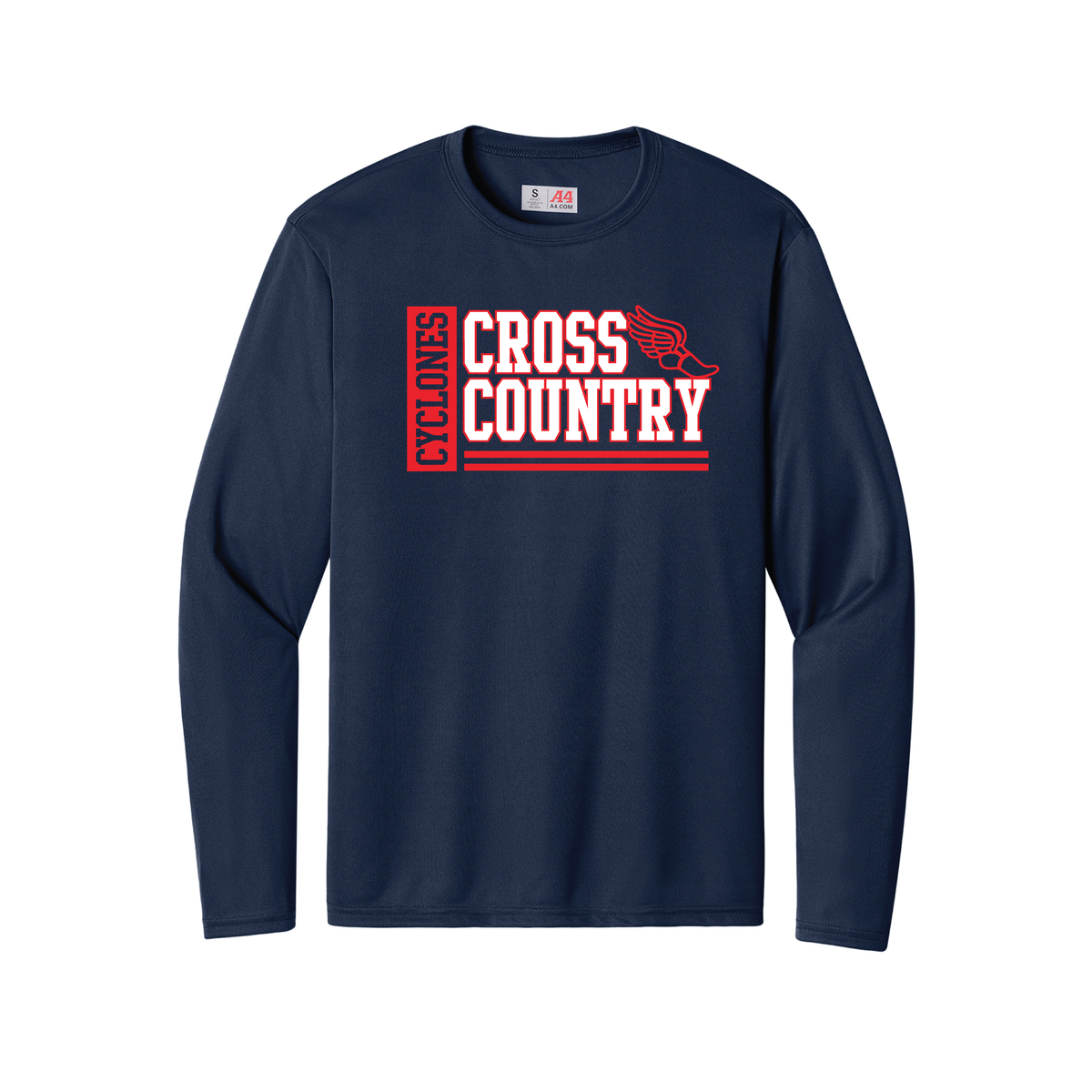 South Side Cross Country A4 Cooling Performance Long Sleeve Tee - A4N3165