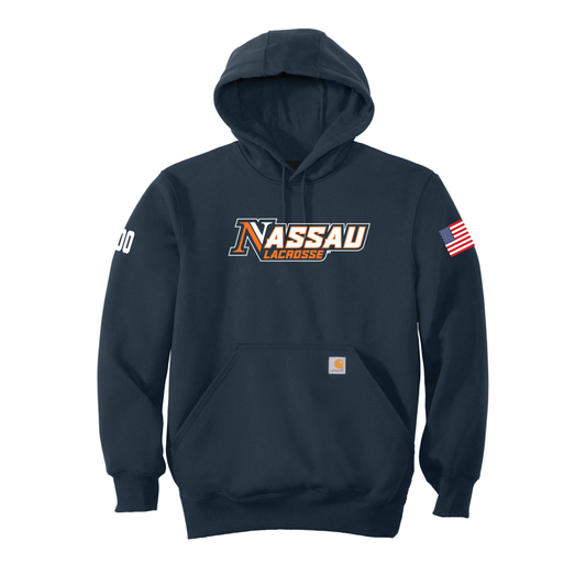 Nassau Lacrosse Carhartt® Rain Defender® Paxton Heavyweight Hooded Sweatshirt - CT100615