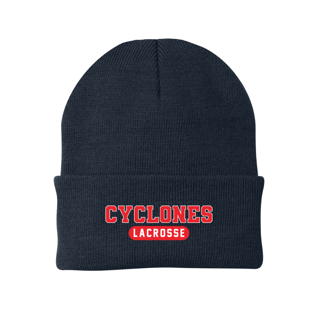 SS Girls Lax Embroidered Port Authority® Knit Cap
