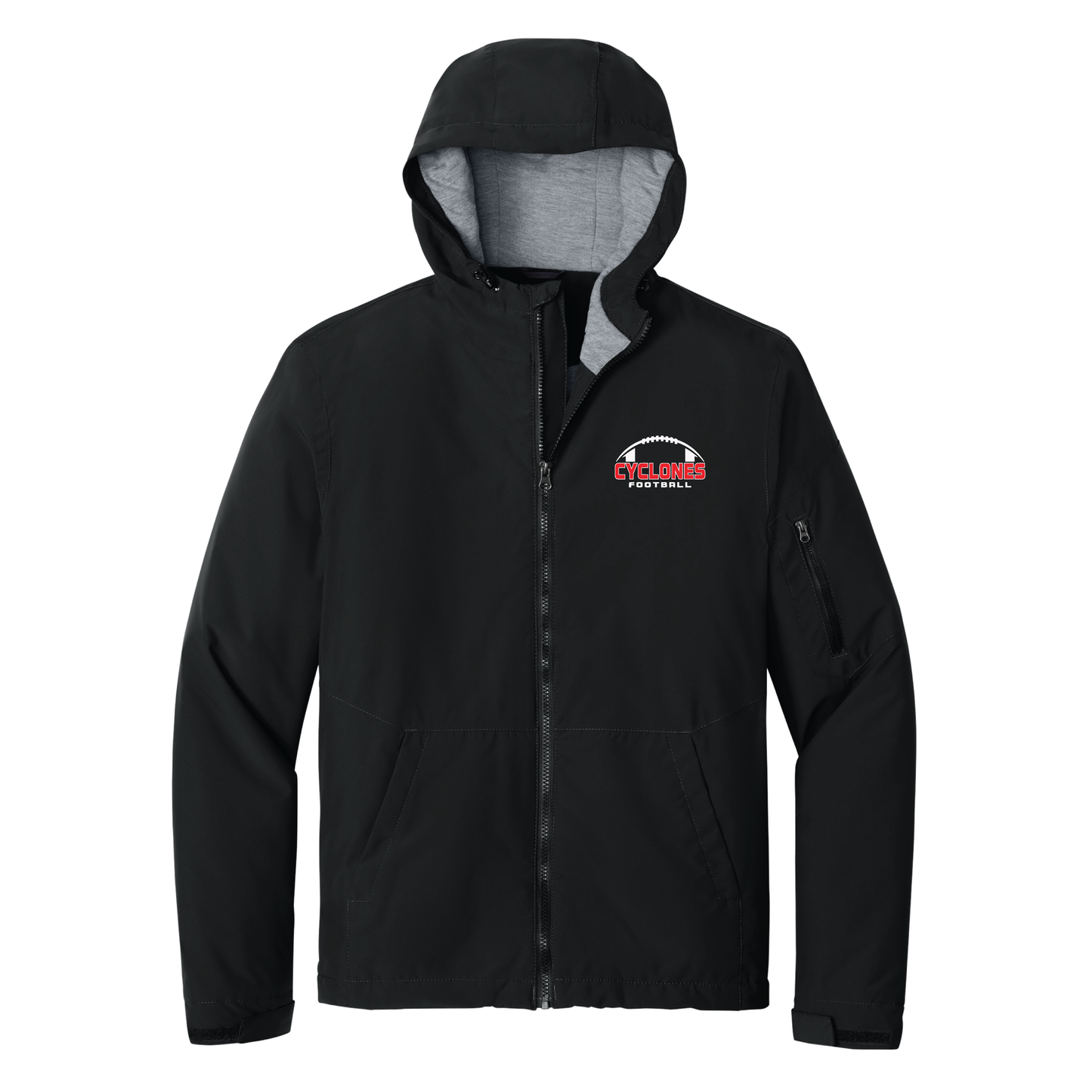 Cyclone Football Sport-Tek® Waterproof Insulated Jacket