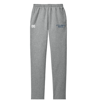 SS Girls Lax Embroidered Sport-Tek® Open Bottom Sweatpant - ST257
