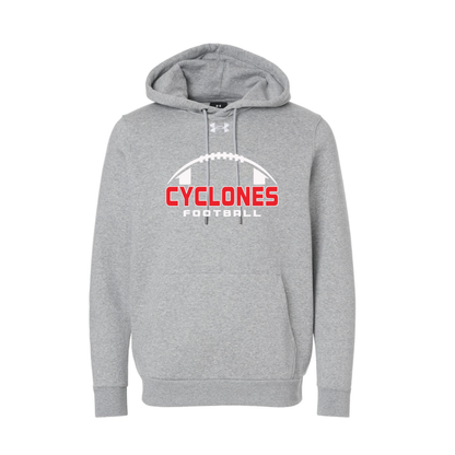 Cyclones Football Under Armour Men's Team Icon Fleece Hooded Sweatshirt - 6014161