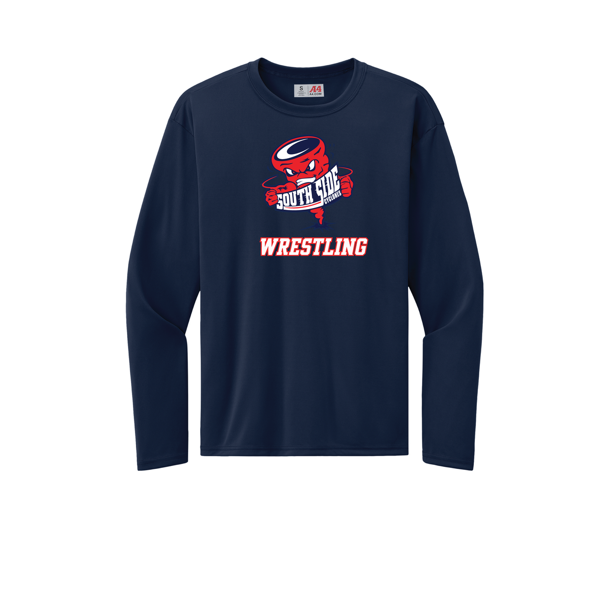 South Side Wrestling A4 Cooling Performance Long Sleeve Tee - A4N3165