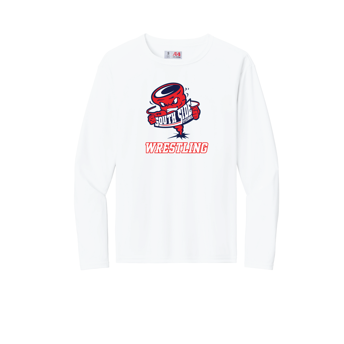 South Side Wrestling A4 Cooling Performance Long Sleeve Tee - A4N3165