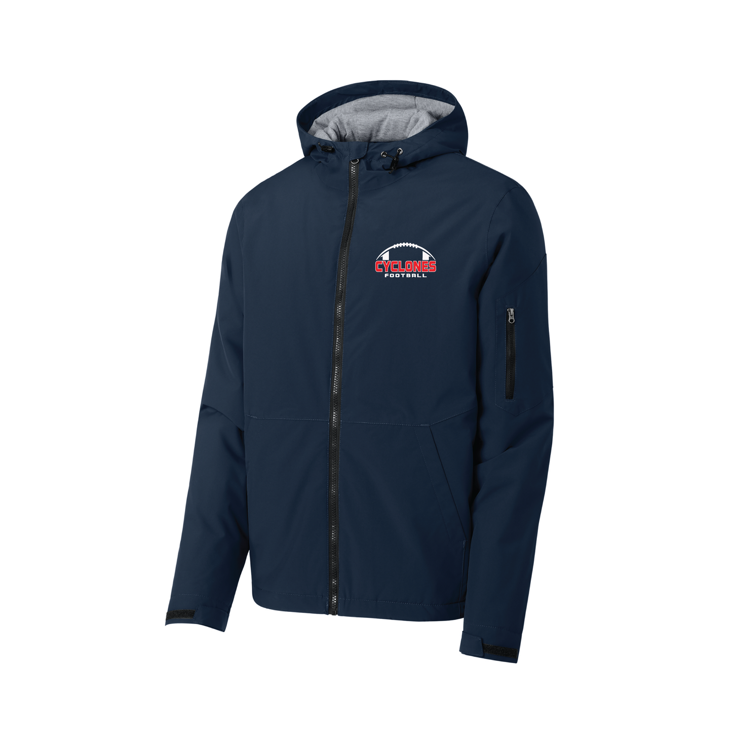 Cyclone Football Sport-Tek® Waterproof Insulated Jacket